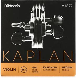 D'Addario Kaplan AMO Synthetic core Violin Strings 4/4 set