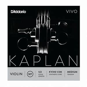 D'Addario Kaplan VIVO  KV310 Synthetic core Violin Strings 4/4 set