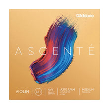 Load image into Gallery viewer, D&#39;Addario Ascente Synthetic core Violin Strings 4/4 set
