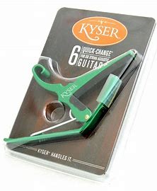 Capo Kyser Acoustic Quick Change Capo Emerald Green KG6FA