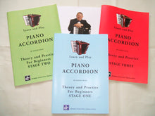 Load image into Gallery viewer, Piano Accordion Learn and Play, Theory and Practice for Beginners Stage one
