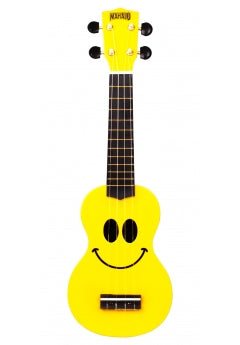Ukulele Mahalo Ukulele Art Smiley Face Soprano
